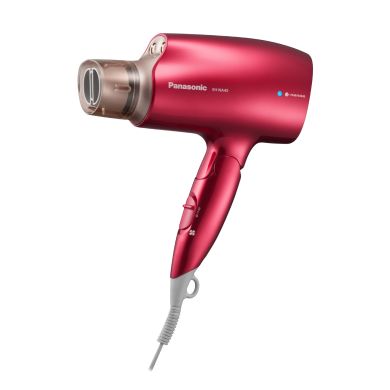 Panasonic Hair Dryer With Nanoe Technology For Shinier, Healthier and Moisture-Rich Hair, UV Resilient to prevent Hair Damage, 3 Settings for Professional Salon like blow-dry, 1600 Watts, Pink, EH-NA45RP62B.