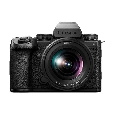 Lumix S5IIX 24.2 MP CMOS Sensor Mirrorless Fullframe Digital Camera with 20-60mm Kit Lens, Active Image Stabilization, Phase Detect Autofocus, 4K 60p Unlimited Recording (DC-S5M2XKGW, Black)
