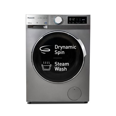 7 Kg 5 Star Fully-Automatic Front Load Washing Machine (NA-147MR2L01, Dark Silver, Drynamic Spin, MirAIe, Gentle Kizukai Wash Lite,  Quick 15, Baby Care, 15 Wash Programs)