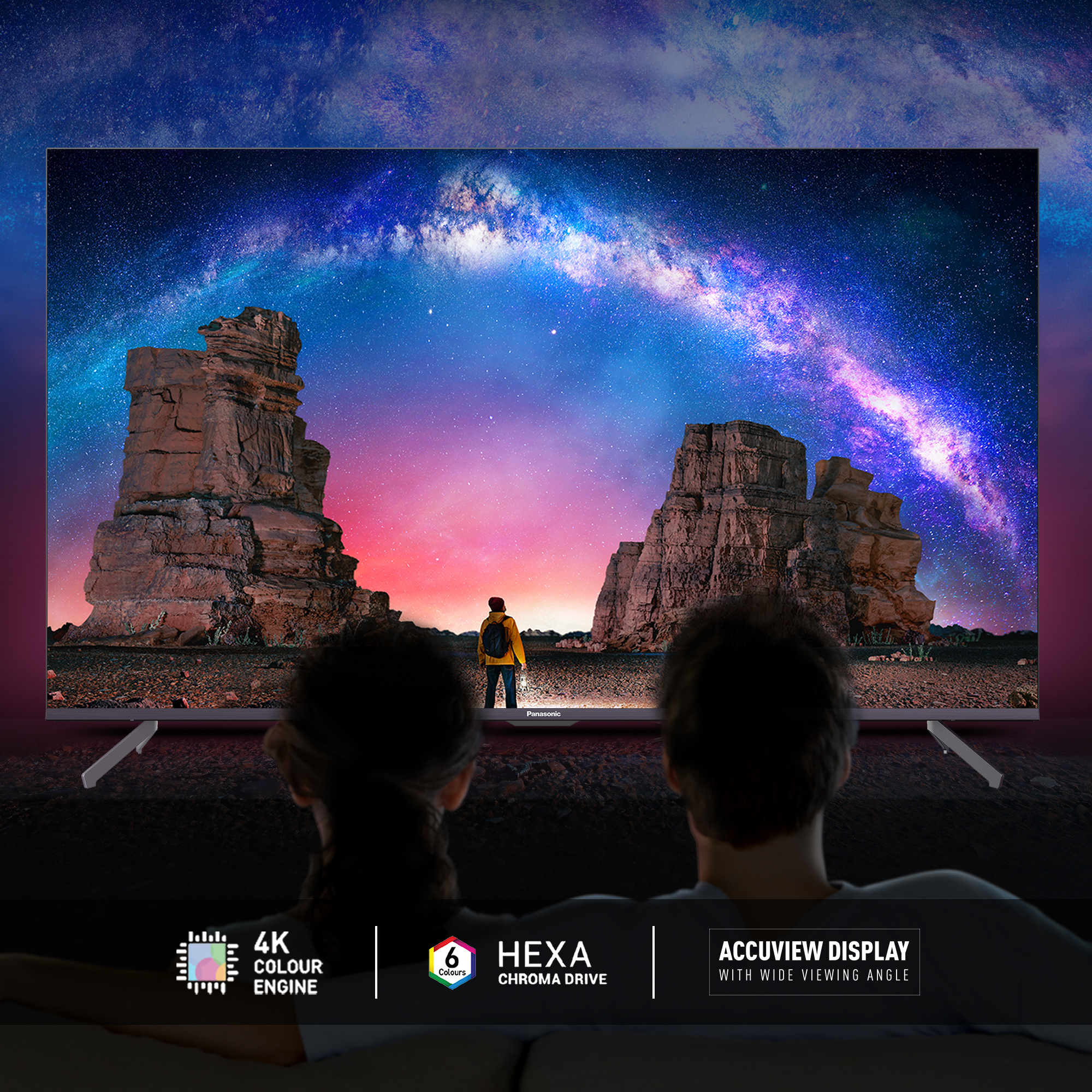 Panasonic MX Series 108cm (43 inches) 4K Ultra HD Smart Google TV with DTS Audio Technology | Chromecast Built-in | HDR 10 (TH43MX750DX)