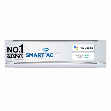 1.5 Ton 4 Star Wi-Fi Inverter Smart Split AC (Copper Condenser, 7 in 1 Convertible with additional AI Mode, 4 Way Swing, PM 0.1 Air Purification Filter, CS/CU-NU18YKY4W, 2023 Model, White)
