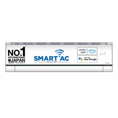 1.5 Ton 4 Star Wi-Fi Inverter Smart Split AC (Copper, 7 in 1 Convertible with additional AI Mode, 4 Way Swing, nanoe-G Air Purification Technology, CS/CU-PU18YKY4W, 2023 Model, White)