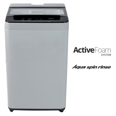 6.5 Kg 5 Star Fully-Automatic Top Load Washing Machine (NA-F65LF2MRB, Grey, 12 Wash Program, Active Foam Wash Technology, Antibacterial Water Inlet)