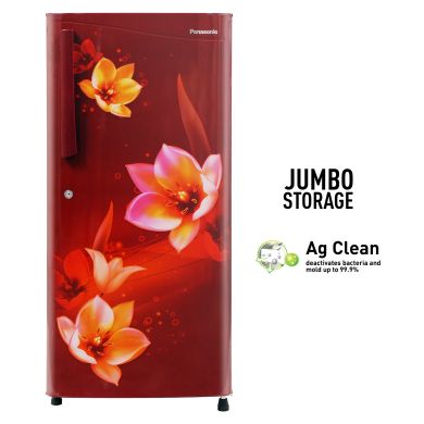 A201 197 L Tulip Wine Color Single Door Refrigerator with AG Clean Technology