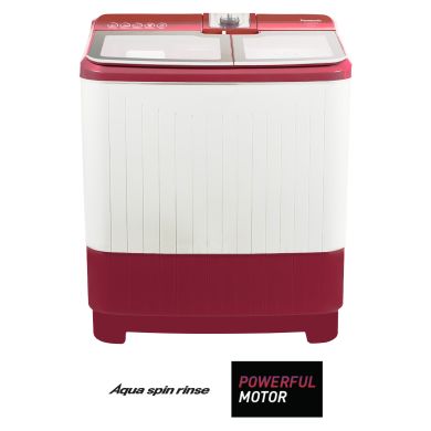 8.5 Kg 5 Star Semi-Automatic Top Loading Washing Machine (NA-W85B5RRB, Red, Active Foam System) 