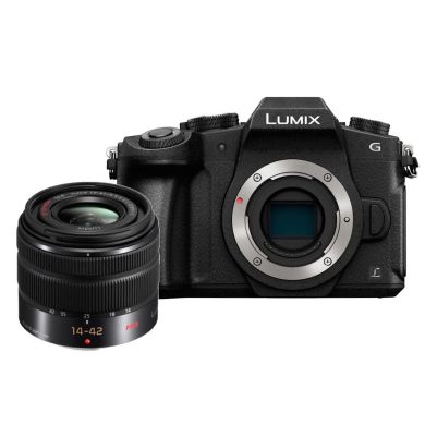 Lumix DMC-G85 16MP Live MOS Sensor Mirrorless MFT Digital Camera with 14-42mm Lens, Dual Image Stabilization, Depth-From-Defocus AF Technology, UHD 4K Video Recording (DMC-G85KGW-K, Black)