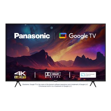 139 cm (55 inches) 4K Ultra HD Smart LED Google TV TH-55MX660DX (Black, 4K Studio Color Engine, HDR 10+, Dolby Digital, Chromecast Built-In)