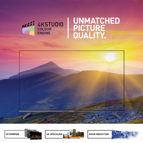 Panasonic LX700 4K TV with 4K colour engine for unmatched picture quality 